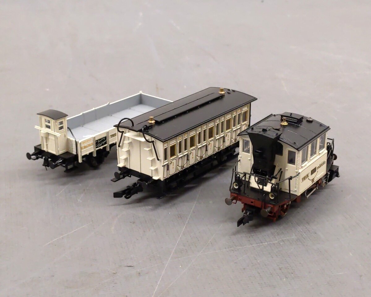 Trix 21221 Wedding HO Gauge Steam Train Set EX/Box