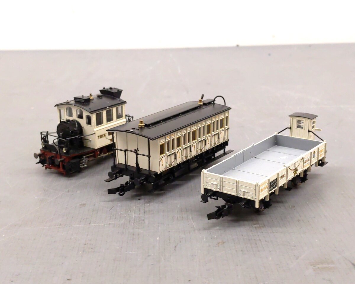 Trix 21221 Wedding HO Gauge Steam Train Set EX/Box