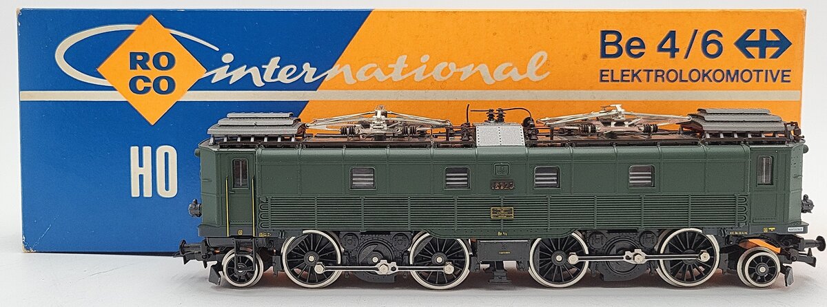 Roco 04191A HO SBB E-Lok Class Be 4/6 Overhead Electric Locomotive #12323 EX/Box