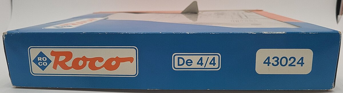 Roco 43024 HO Scale SBB De 4/4 Railway Electric Engine & Passenger Car Set EX/Box