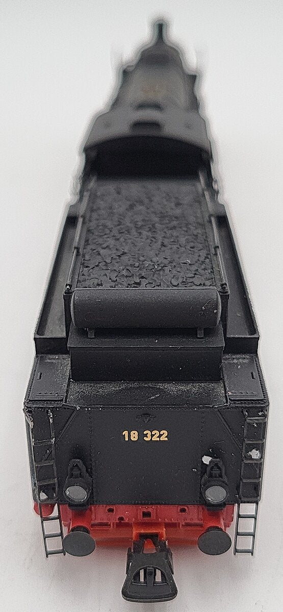 Liliput 1802 HO Scale BR 4-6-2 Steam Engine Locomotive & Tender #18 322 EX/Box