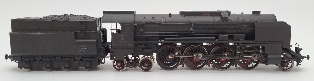 Liliput 10691 HO Scale DR Hand Gealtert Steam Locomotive & Tender #12 006 EX/Box