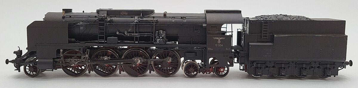 Liliput 10691 HO Scale DR Hand Gealtert Steam Locomotive & Tender #12 006 EX/Box
