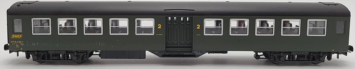 Roco 44270 HO Scale SNCF Bruhat Two Door Passenger Car EX/Box