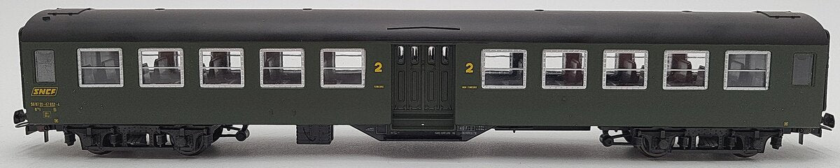 Roco 44270 HO Scale SNCF Bruhat Two Door Passenger Car EX/Box