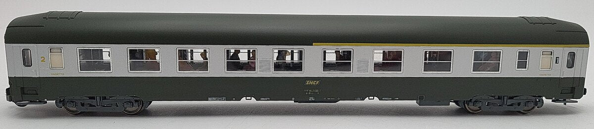 Roco 44625 HO Scale SNCF 1st/2nd Class Passenger Car EX/Box