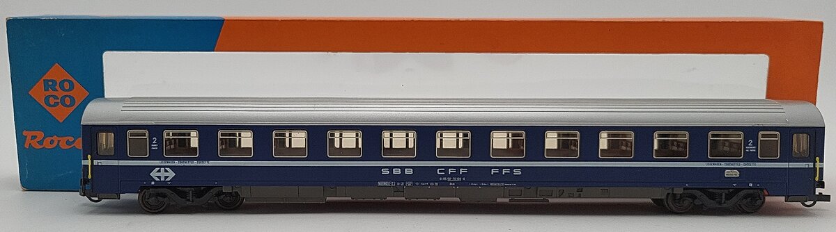 Roco 44650 HO Scale SBB Passenger Car EX/Box