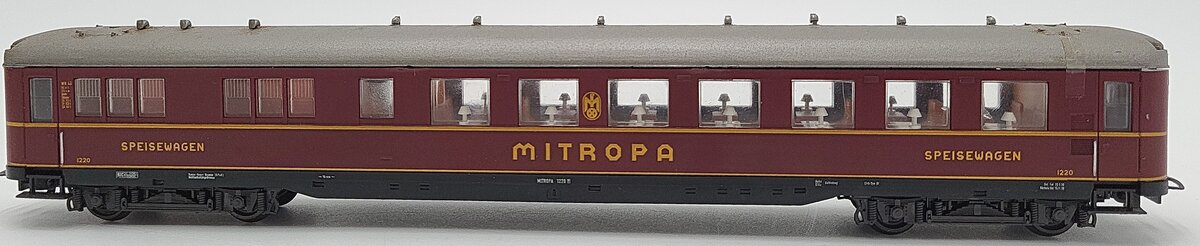 Liliput 836 02 HO Scale Mitropa DR Dining Car EX/Box
