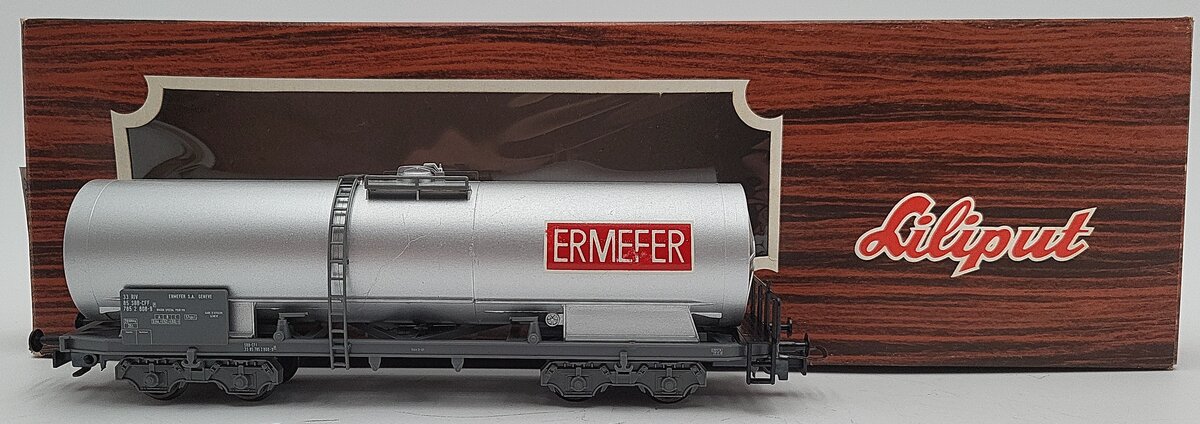 Liliput 225 58 HO Scale SBB Ermefer Tank Car EX/Box