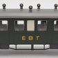 Liliput HO Scale EBT 3rd Class Passenger Car EX/Box