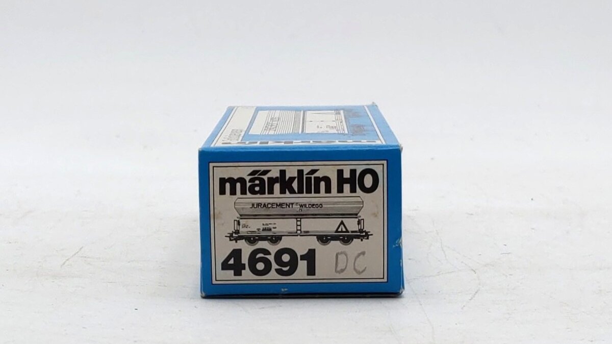 Marklin 4691 HO Scale Juracement Wildegg High-Capacity Hopper Car EX/Box