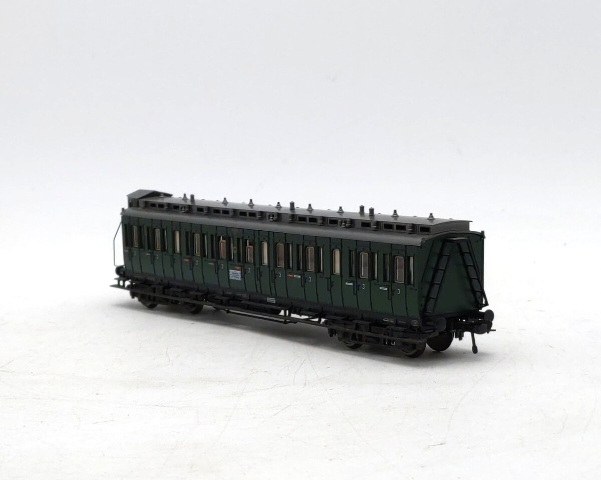 Fleischmann 5086 HO DRG 3rd Class Passenger Car #41800 EX/Box