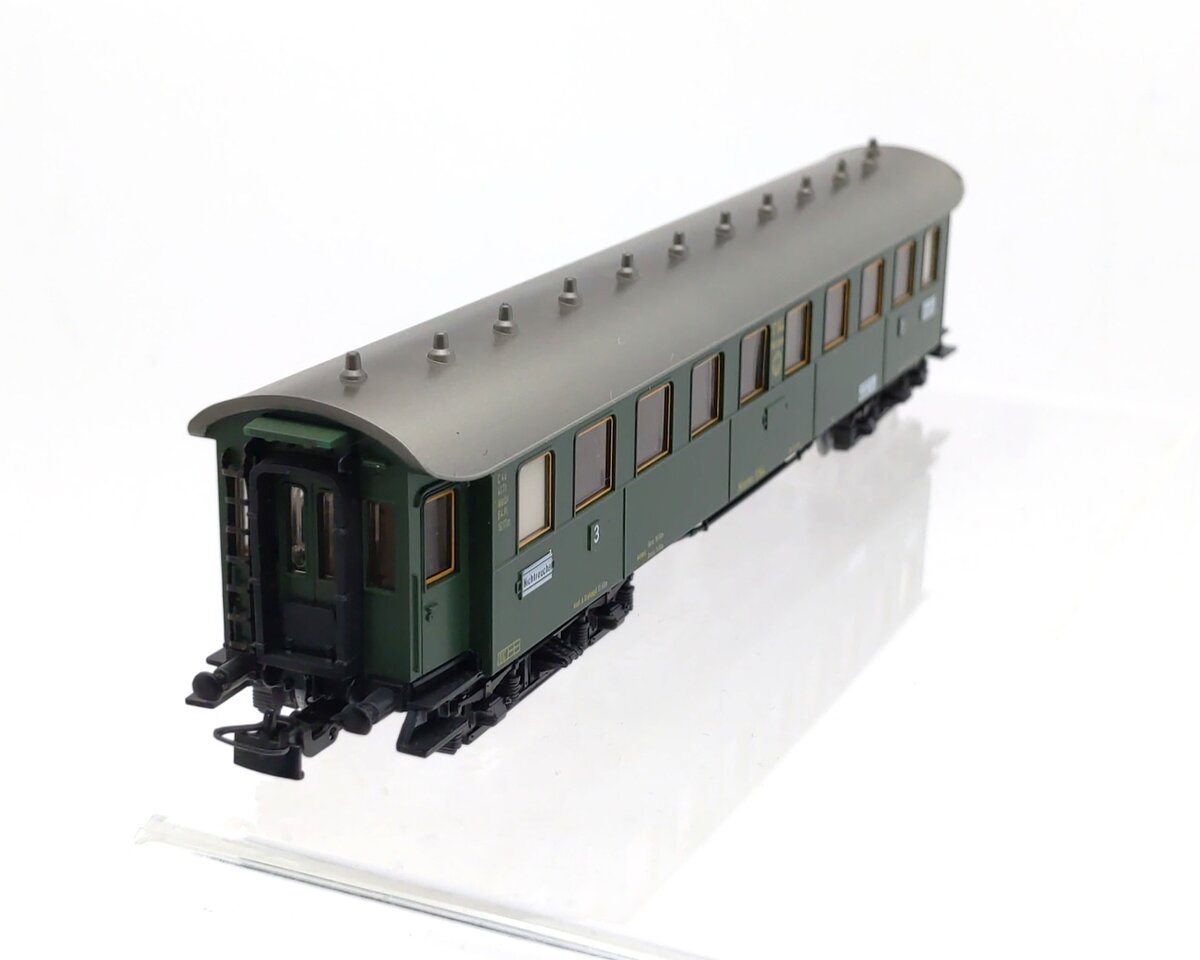 Marklin 4136 HO German Federal Railroad (DB) 3rd Class AB4ü Bay Car #17944 VG/Box