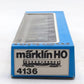 Marklin 4136 HO German Federal Railroad (DB) 3rd Class AB4ü Bay Car #17944 VG/Box
