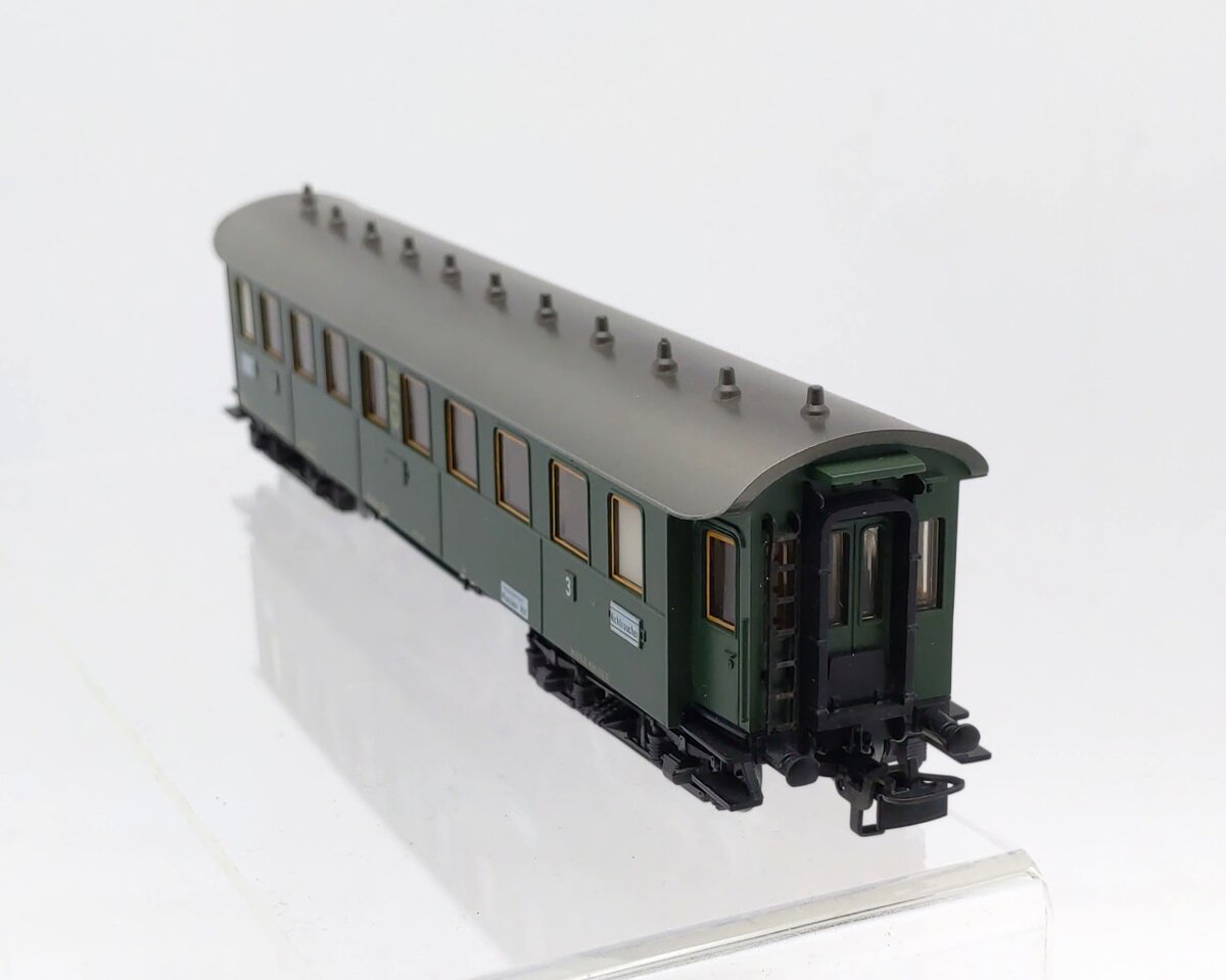 Marklin 4136 HO German Federal Railroad (DB) 3rd Class AB4ü Bay Car #17944 VG/Box