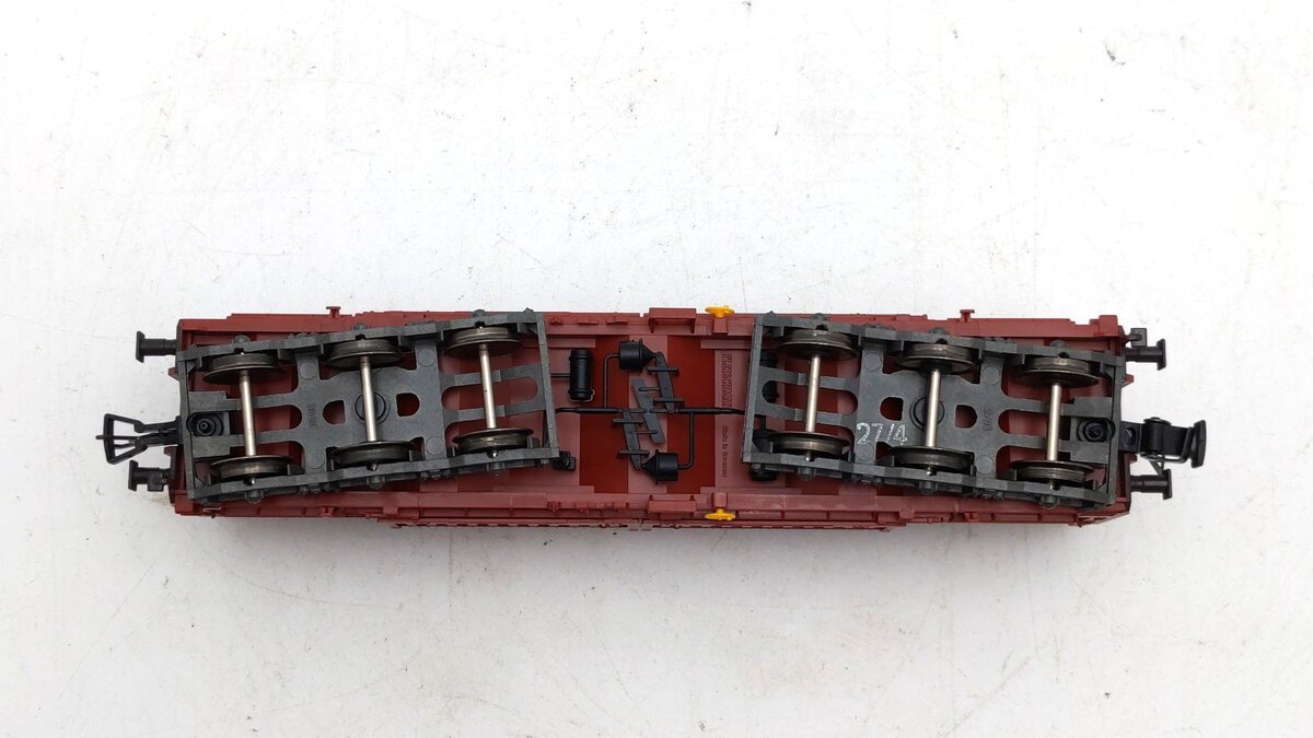 Fleischmann 5387 HO Deutsche Bundesbahn Coil Car #4876001 EX/Box