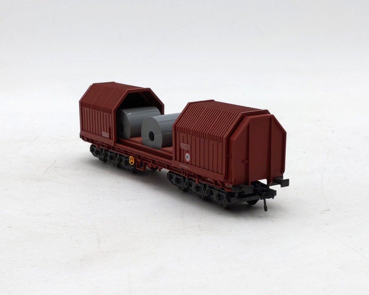 Fleischmann 5387 HO Deutsche Bundesbahn Coil Car #4876001 EX/Box