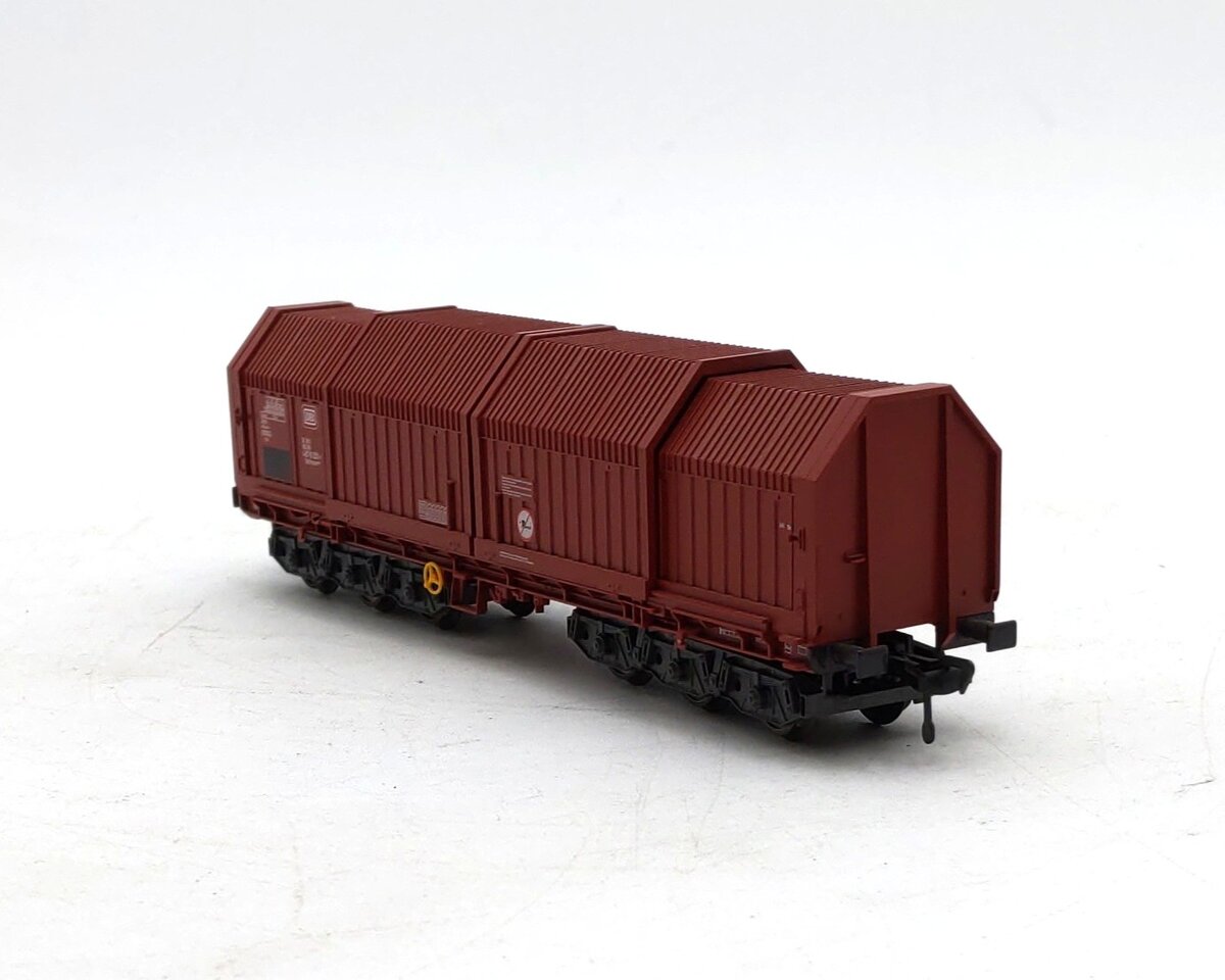 Fleischmann 5387 HO Deutsche Bundesbahn Coil Car #4876001 EX/Box