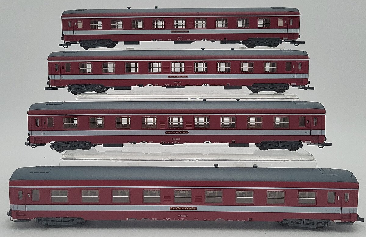 Roco 44080 HO Scale Coffret SNCF Voitures Capitole Passenger Car Set EX/Box
