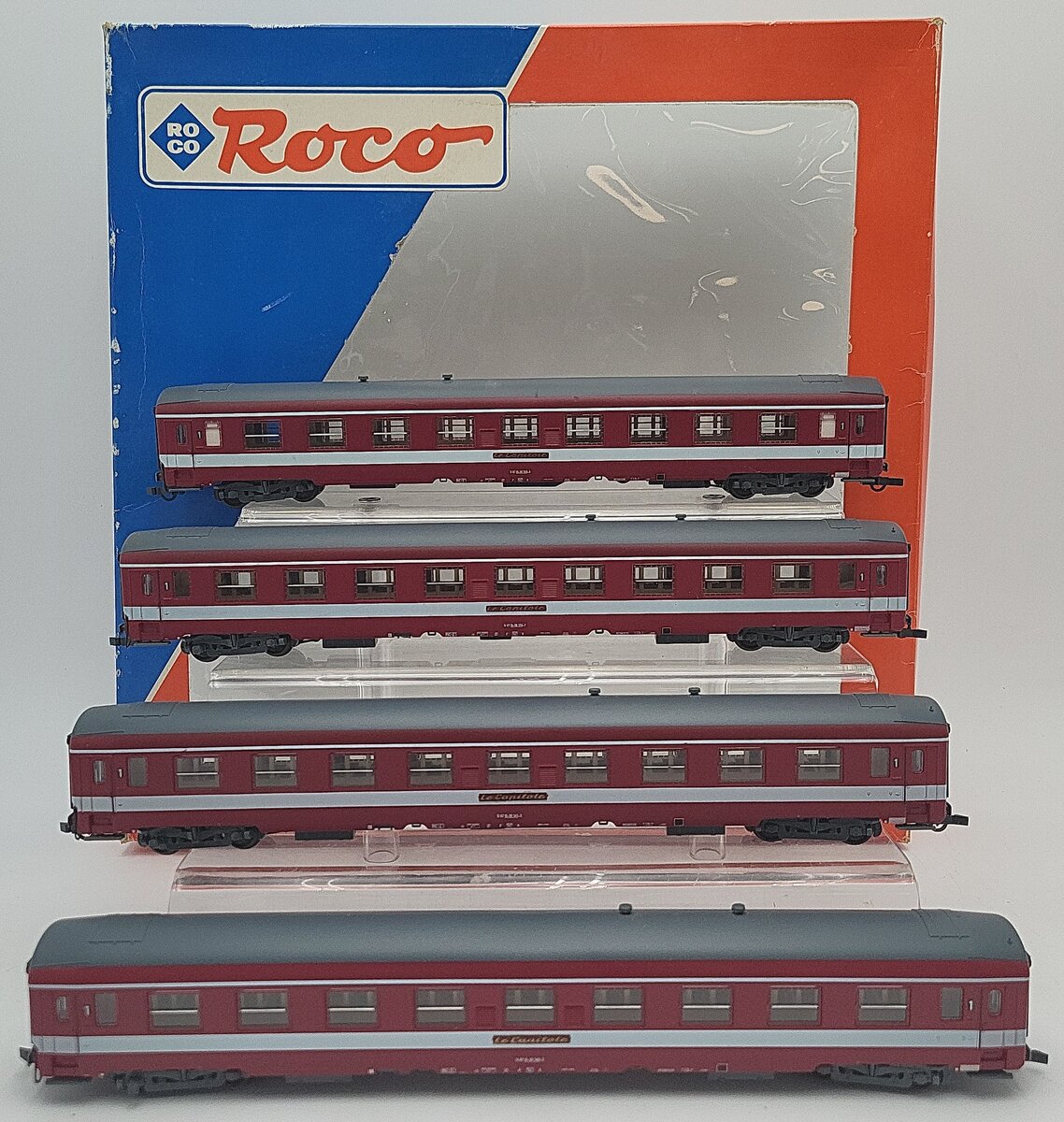 Roco 44080 HO Scale Coffret SNCF Voitures Capitole Passenger Car Set EX/Box