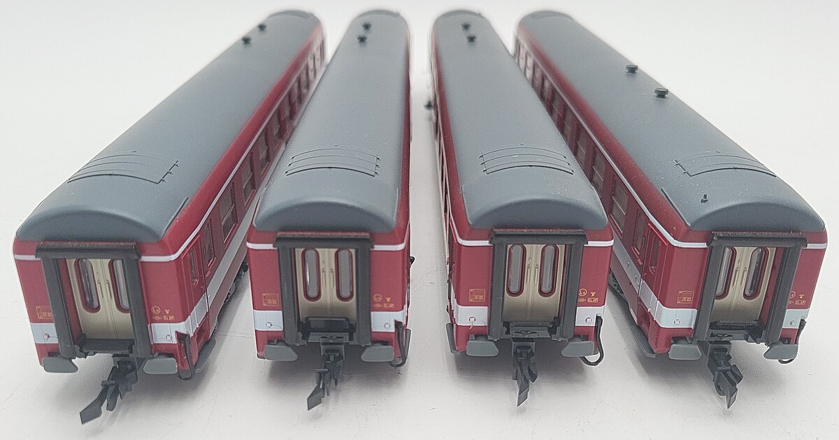 Roco 44080 HO Scale Coffret SNCF Voitures Capitole Passenger Car Set EX/Box
