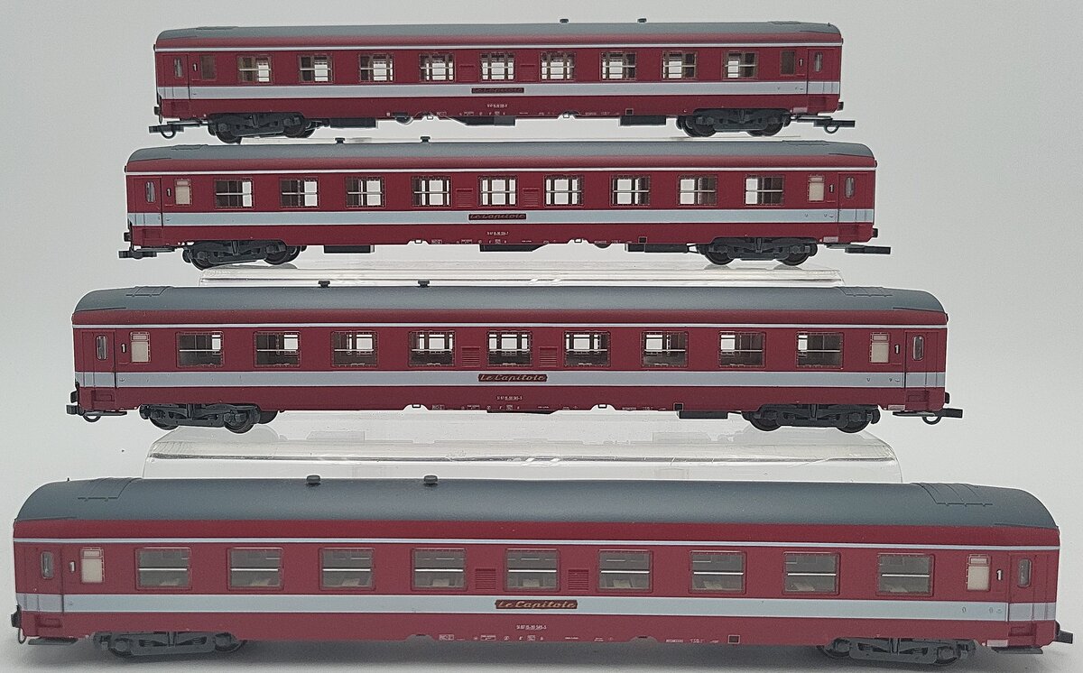 Roco 44080 HO Scale Coffret SNCF Voitures Capitole Passenger Car Set EX/Box