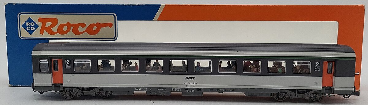 Roco 44461 HO Scale SNCF Corail 1st Class Passenger Car EX/Box