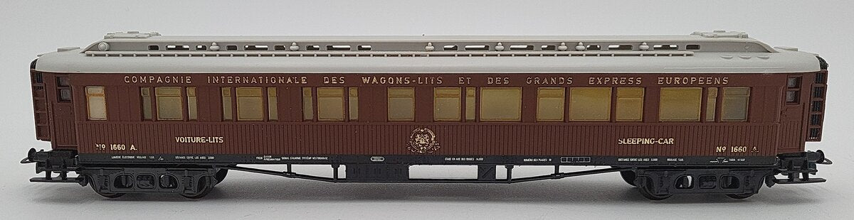 Liliput 265 HO Scale CIWL Passenger Car #1660A EX/Box