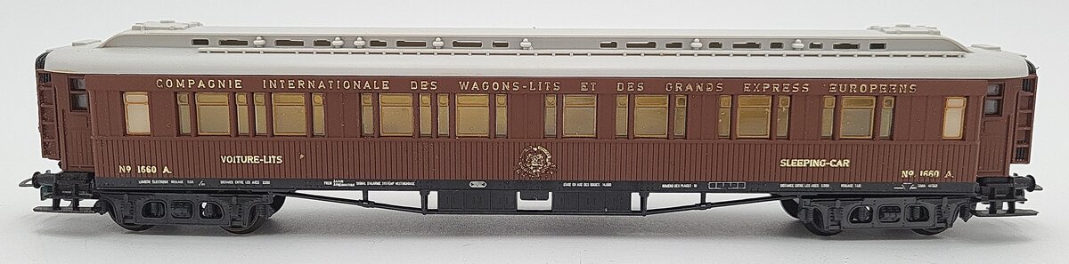 Liliput 265 HO Scale CIWL Passenger Car #1660A EX/Box