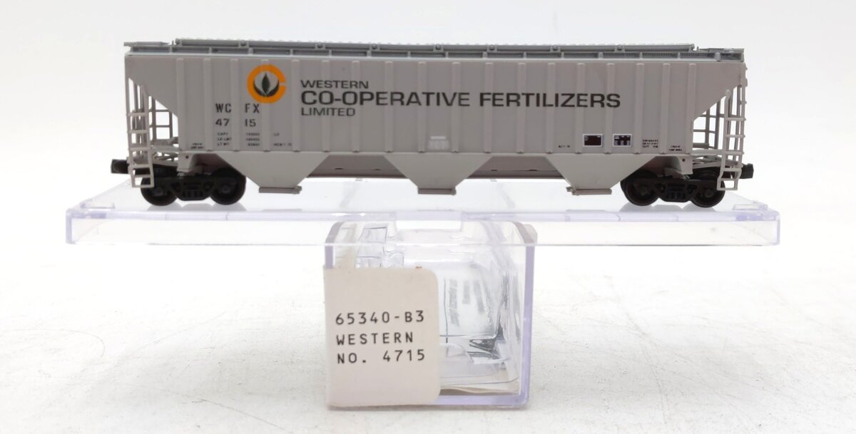 Brooklyn Locomotive Works 65340-B3 N WCFX 4750 PS-2 Covered Hopper #4715 NIB