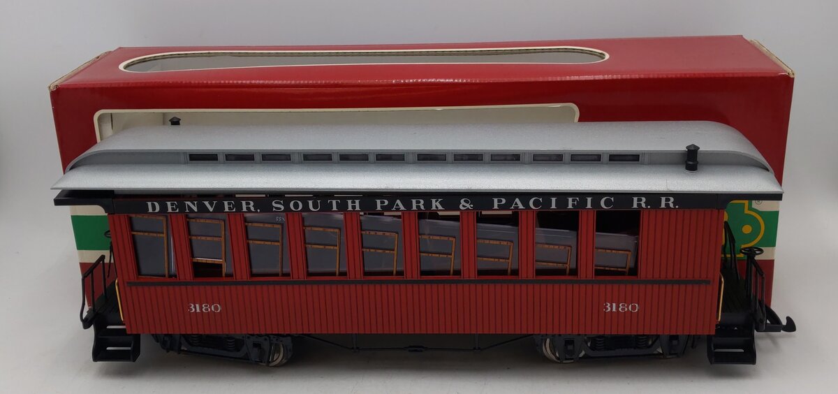 LGB 3180 G Denver South Park & Pacific Passenger Car #3180 EX/Box