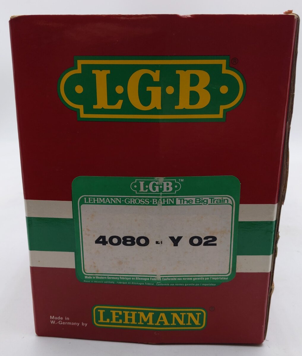 LGB 4080-Y02 G Scale UTLX Gramps Single Dome Tank Car EX/Box