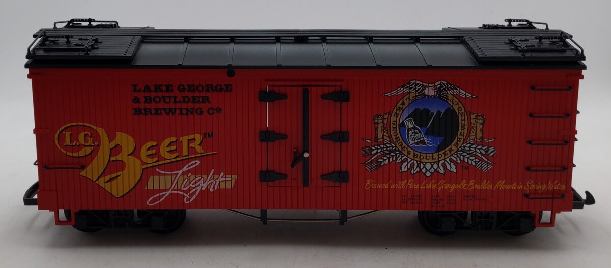 LGB 4472 G Scale Lake George & Boulder Brewing Reefer EX/Box