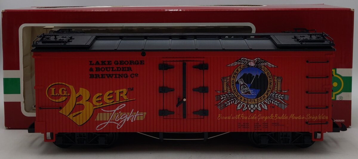 LGB 4472 G Scale Lake George & Boulder Brewing Reefer EX/Box