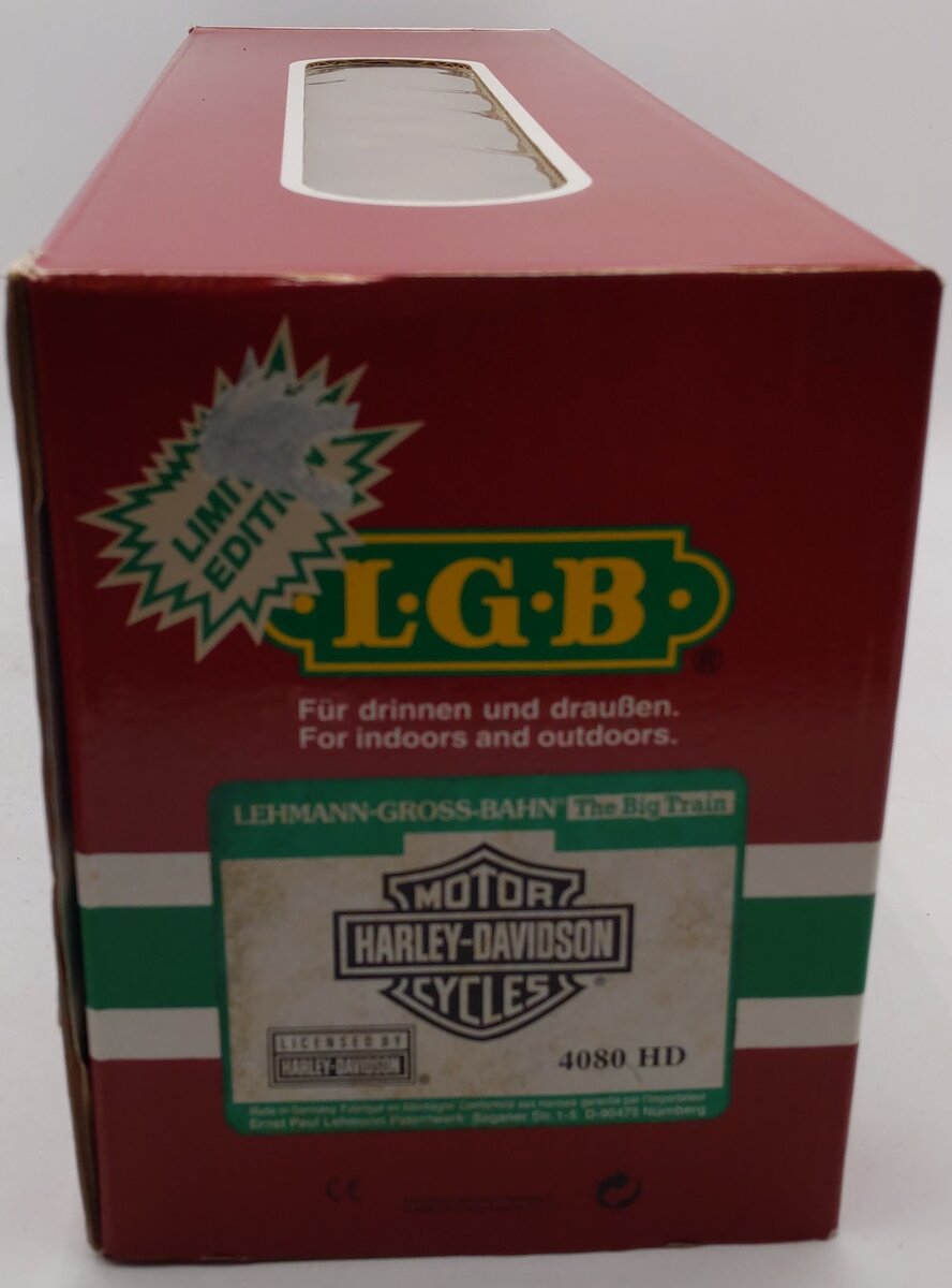 【美品】LGB LOVE DELUXE ACID タンク　初期 LGB Harley Davidson Le Train 90th Anniversary Boxcar 4067HD for