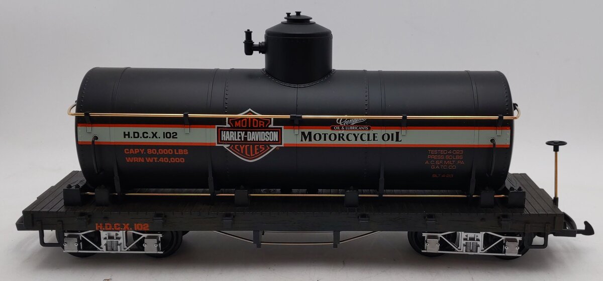 LGB 4080HD G Harley Davidson Limited Edition Single Dome Tank Car