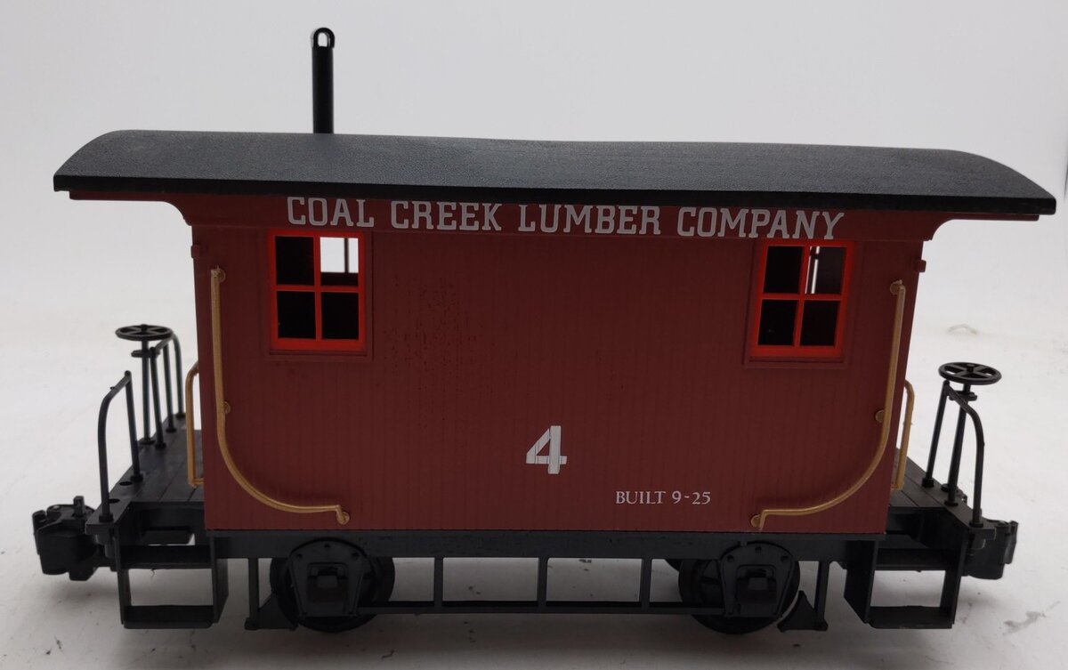 Bachmann 93141 Coal Creek Lumber 4 Wheel Logging Caboose EX
