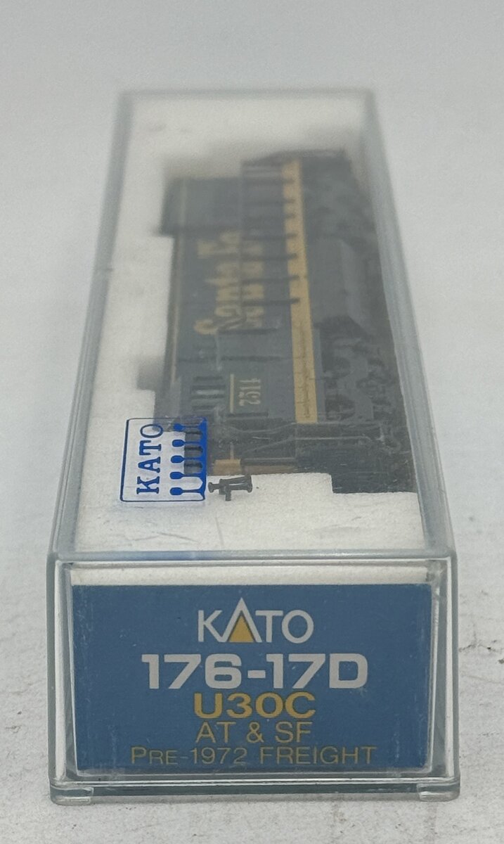 Kato 176-17D N ATSF U30C Pre 1972 Freight Diesel Locomotive #7514 LN/Box