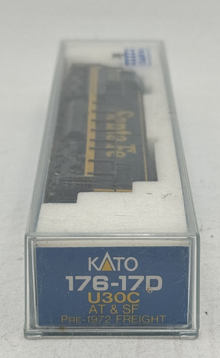 Kato 176-17D N ATSF U30C Pre 1972 Freight Diesel Locomotive #7514 LN/Box