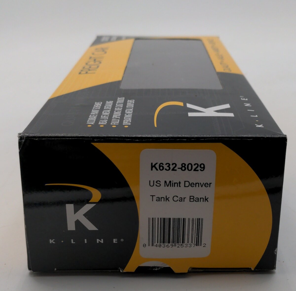K-Line K632-8029 O US Mint Denver Tank Car Bank #80204 LN/Box