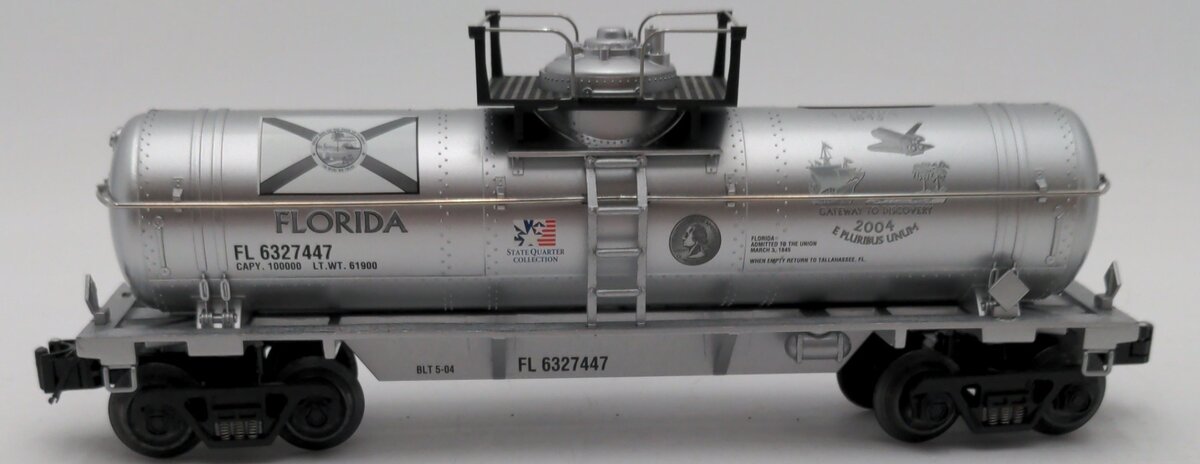 K-Line K632-7447 Florida Quarter Tank Car Bank EX/Box