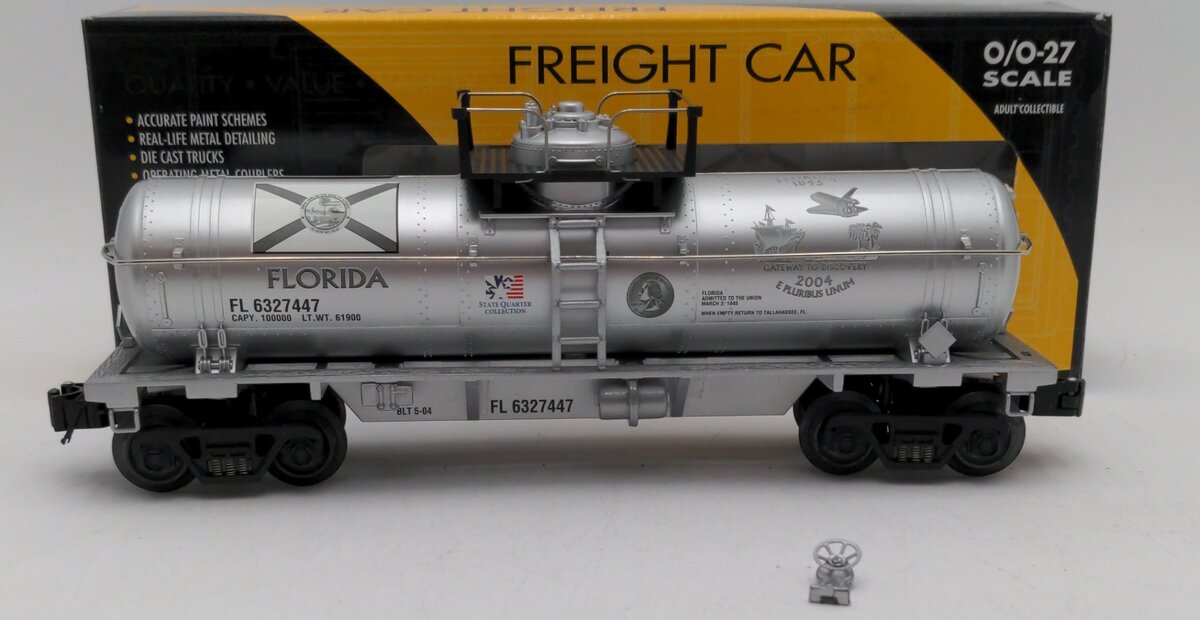 K-Line K632-7447 Florida Quarter Tank Car Bank EX/Box