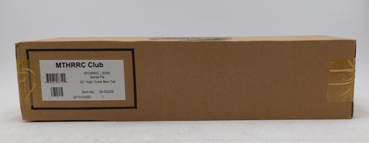 MTH 20-93239 MTH RRC-2005 O Gauge Santa Fe 50 High Cube Box Car #45705 MT/Box