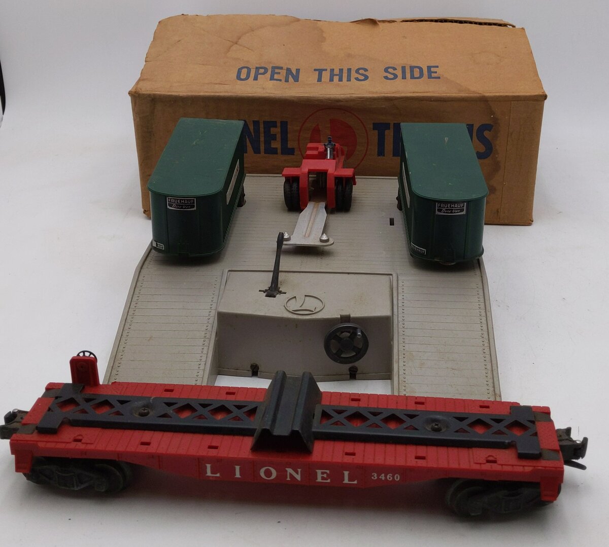 Lionel 460 Vintage O Piggyback Loader Set VG/Box