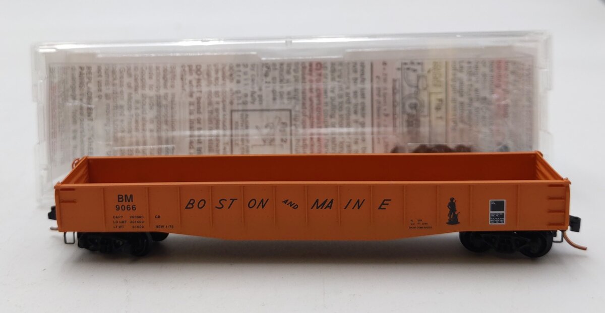 Micro-Trains 04600180 N Boston & Maine 50' Fishbelly Side Gondola #9066 NIB