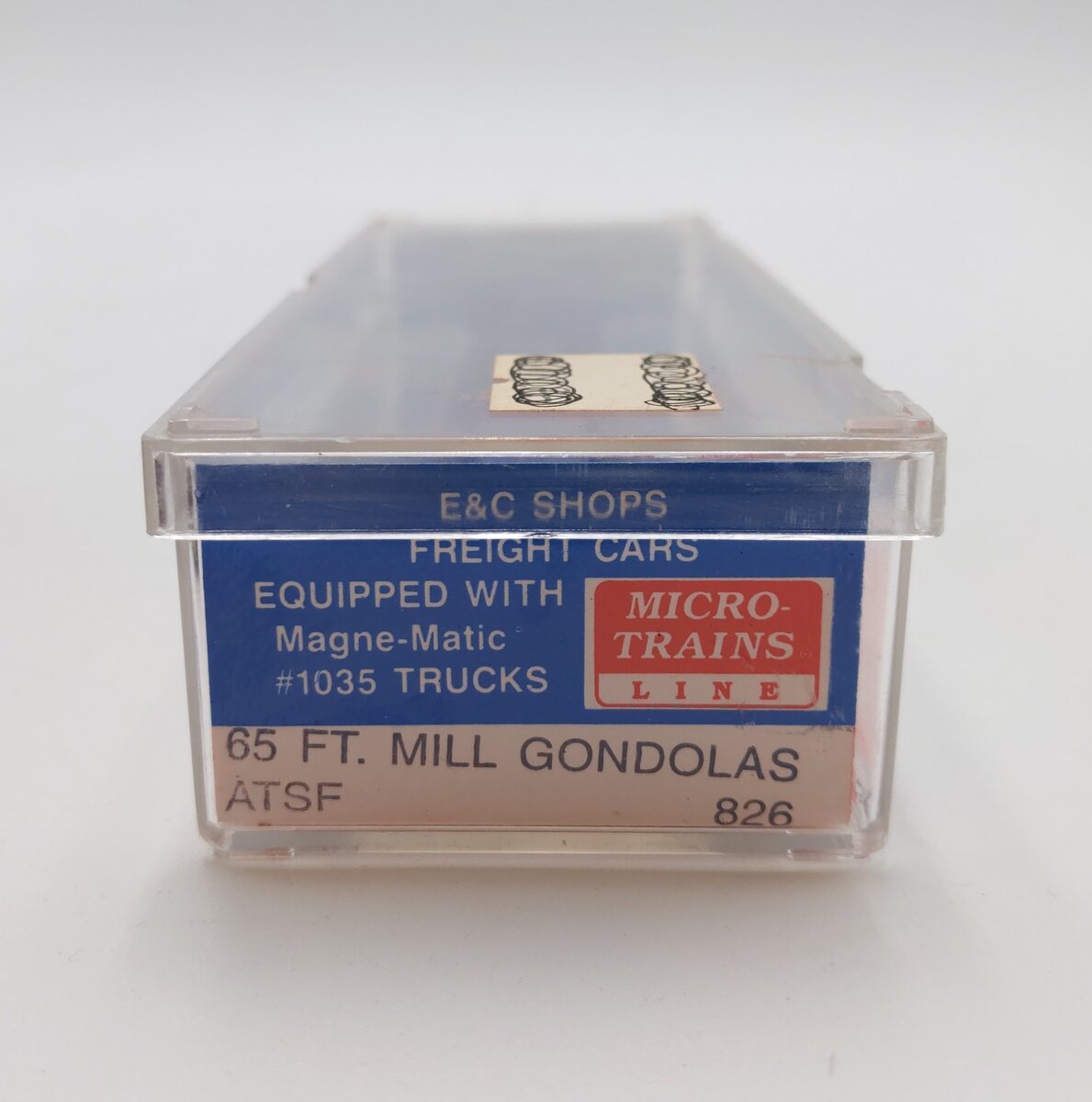 E&C Shops 826 N Scale ATSF 65' Mill Gondola #169150 NIB