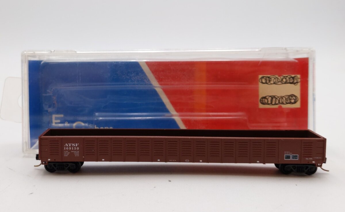 E&C Shops 826 N Scale ATSF 65' Mill Gondola #169150 NIB