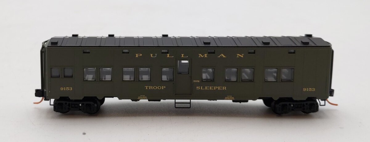 Micro-Trains 11600012 N Pullman 50' Standard Boxcar Troop Sleeper #9153 NIB