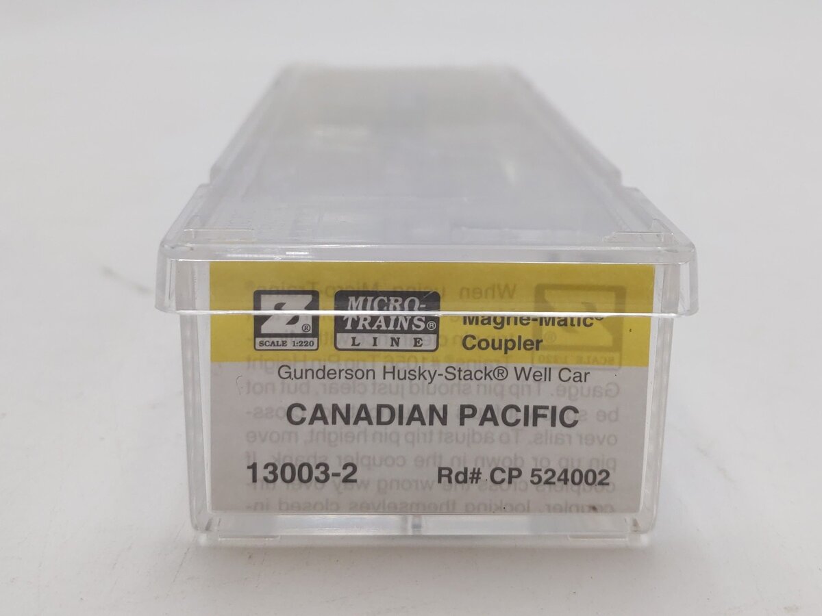 Micro-Trains 54000030 Z Canadian Pacific Gunderson Husky-Stack Well Car #524002 NIB