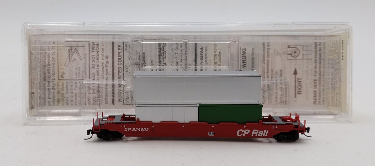 Micro-Trains 54000030 Z Canadian Pacific Gunderson Husky-Stack Well Car #524002 NIB